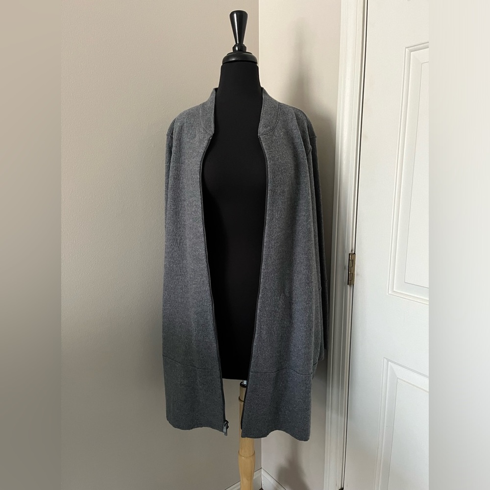 NWT Eileen Fisher ash standard collar jacket